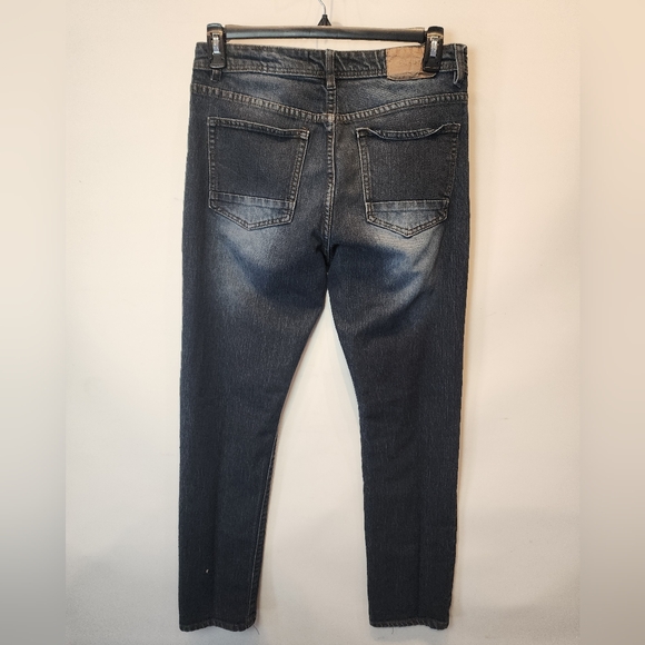 MBX Men's Dark Blue Jeans Slim Fit Denim Jeans Size 32 x 32 - Picture 7 of 11